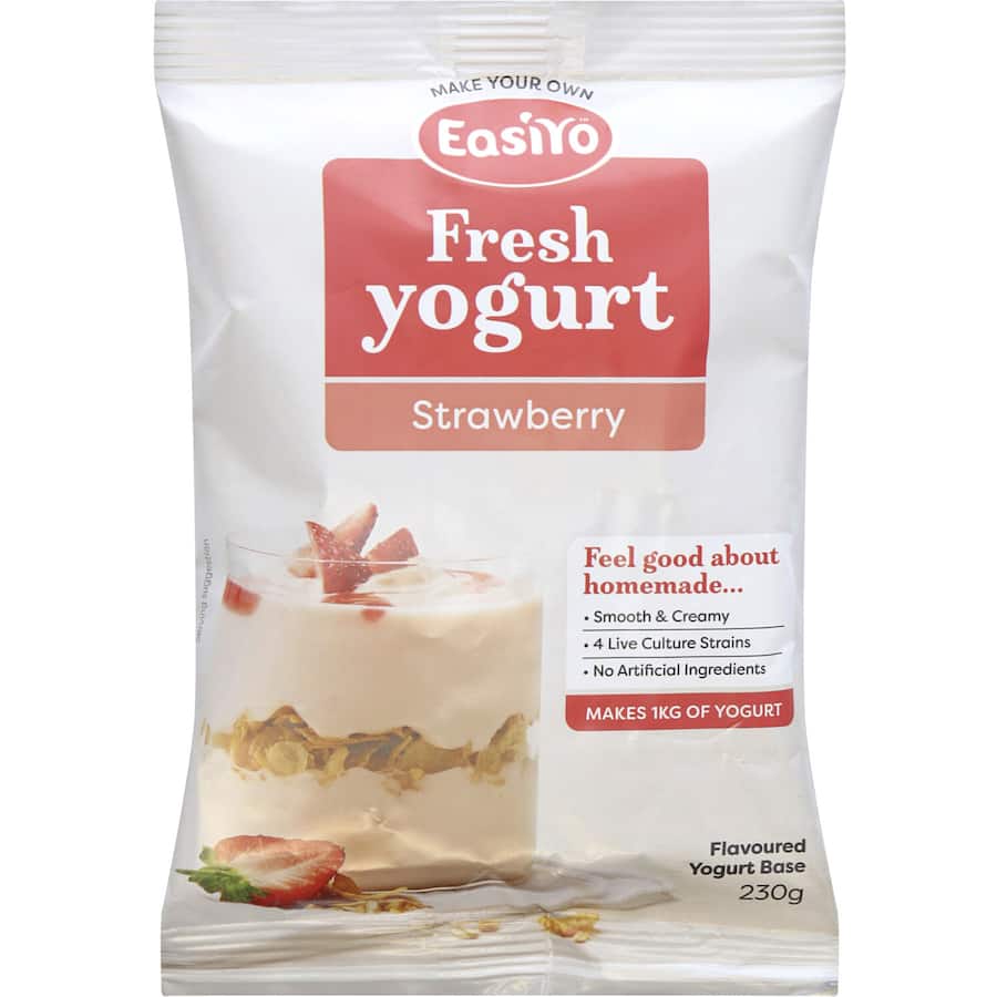 Easiyo Yoghurt Base Sweet Strawberry Sachet 240g