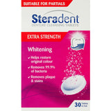 Steradent Denture Clean Extra Strength Whitening Tablets 30pack