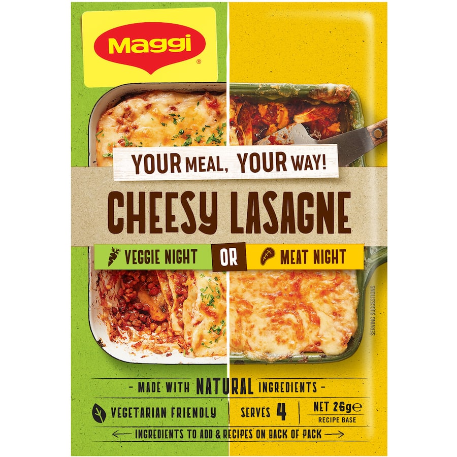 Maggi Recipe Base Cheesy Lasagne Sachet 26g