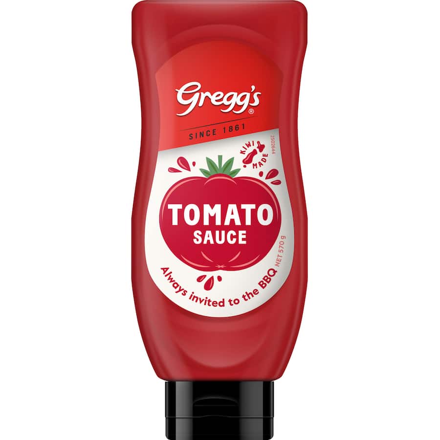 Greggs Upside Down Tomato Sauce  Squeeze bottle 570g