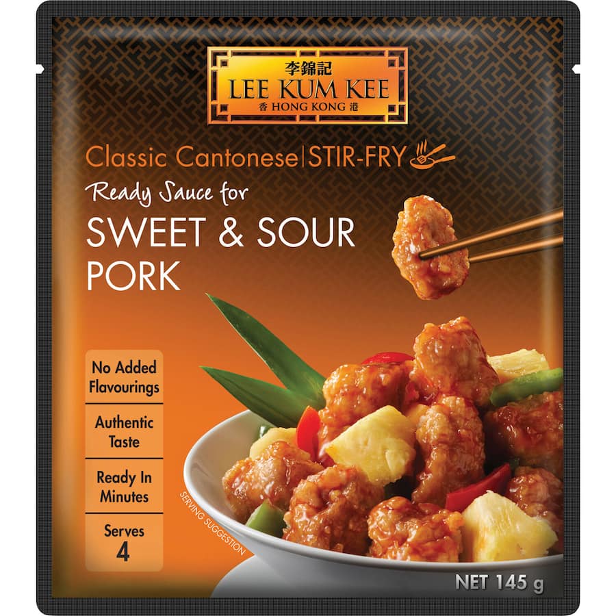 Lee Kum Kee Recipe Base Sweet & Sour Pork Pouch 145g