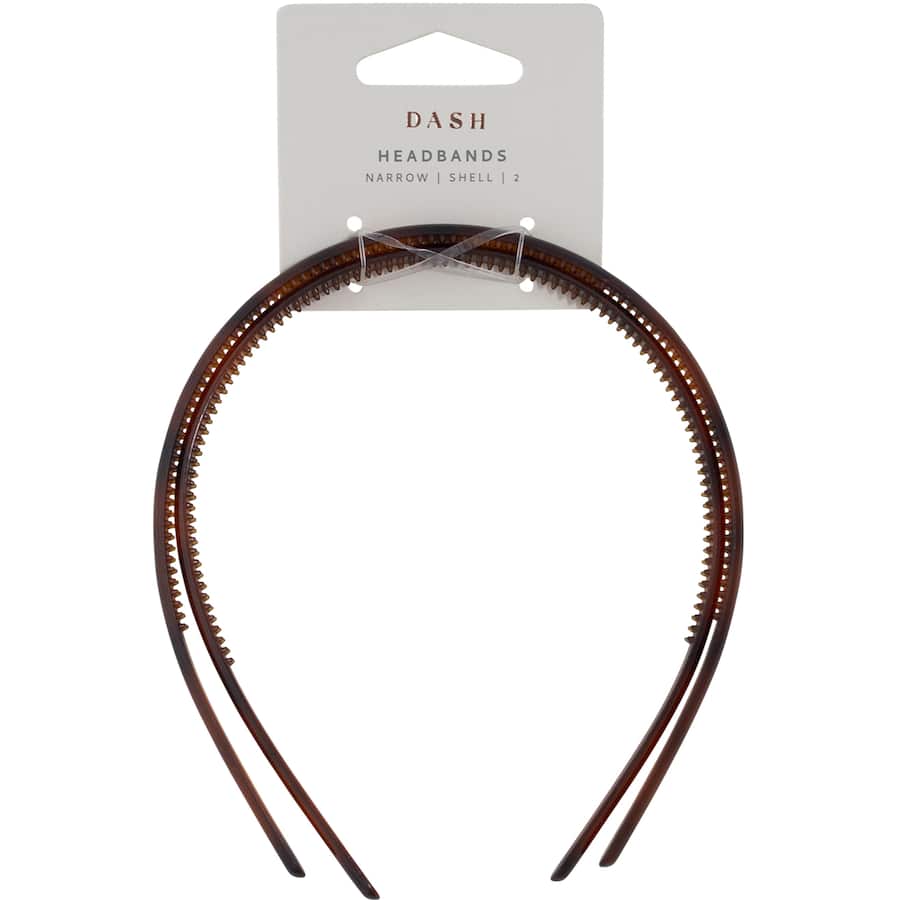 Dash Headbands Narrow Shell 2pack