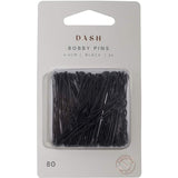 Dash Pins Bobby Black 4.5cm 80pack