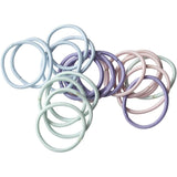 Little Bit Extra Hair Ties Elastic Small Thin Pastel 20pack