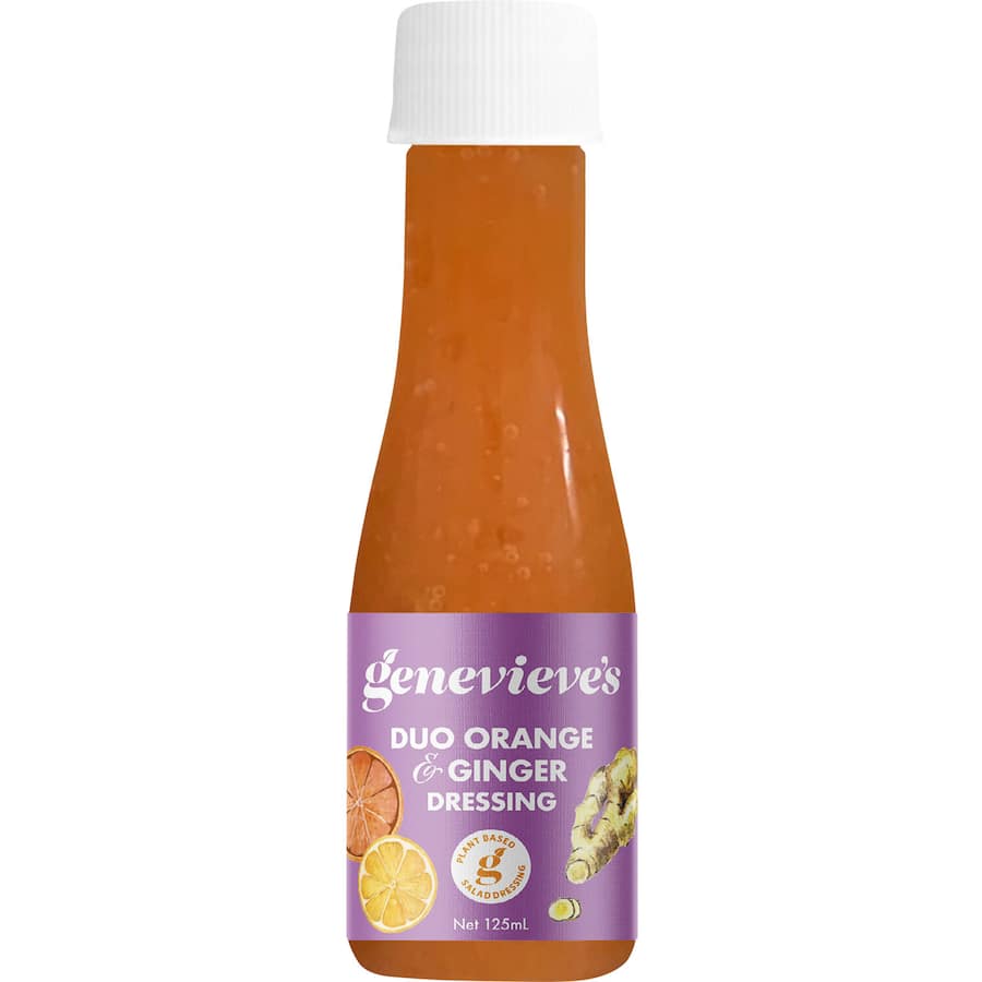 Genevieves Salad Dressing Orange & Ginger Duo 125mL