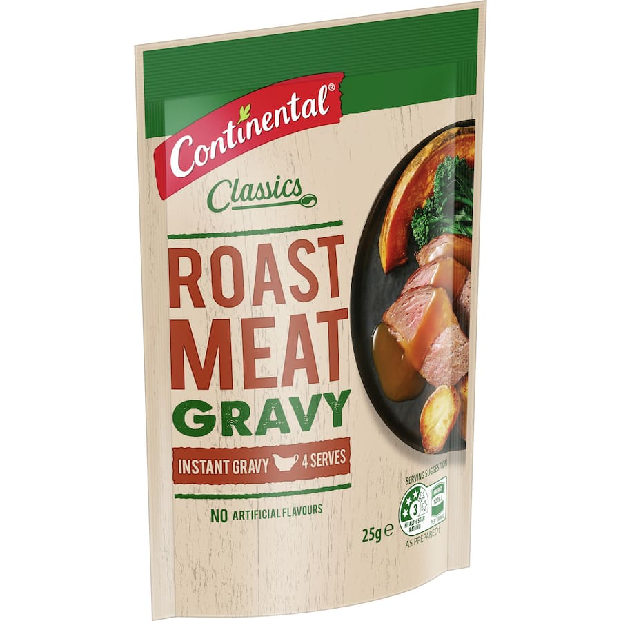 Continental Instant Gravy Mix Roast Meat Sachet 25g