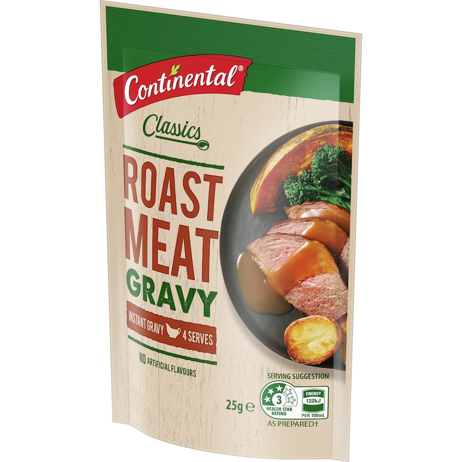 Continental Instant Gravy Mix Roast Meat Sachet 25g