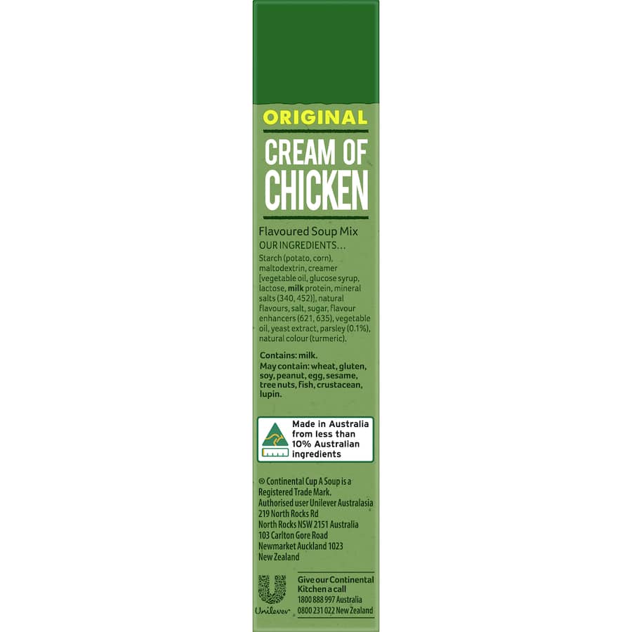 Continental Classics Cup A Soup Original Cream Of Chicken Pack 75g