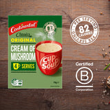 Continental Classics Cup A Soup Original Cream Of Mushroom Soup Pack 70g