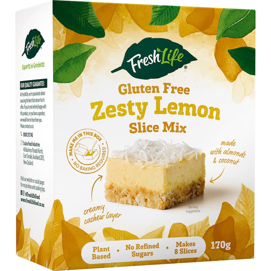Freshlife Slice Mix Zesty Lemon Gluten Free 170g