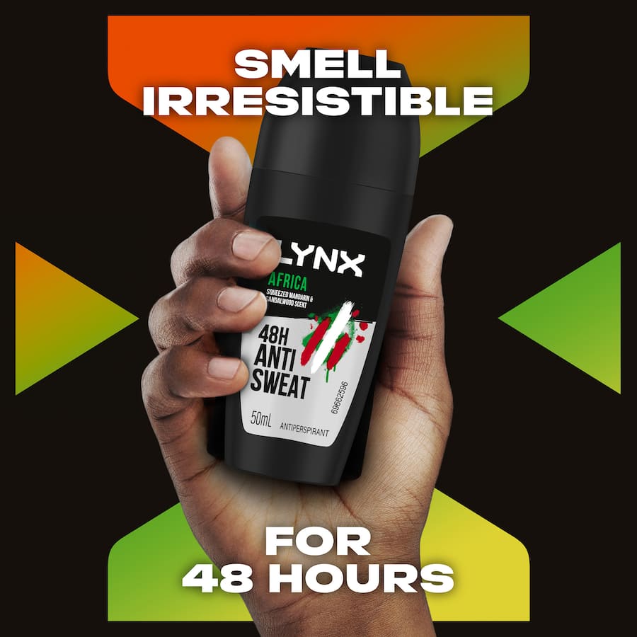 Lynx Men Antiperspirant Roll On Africa 50mL