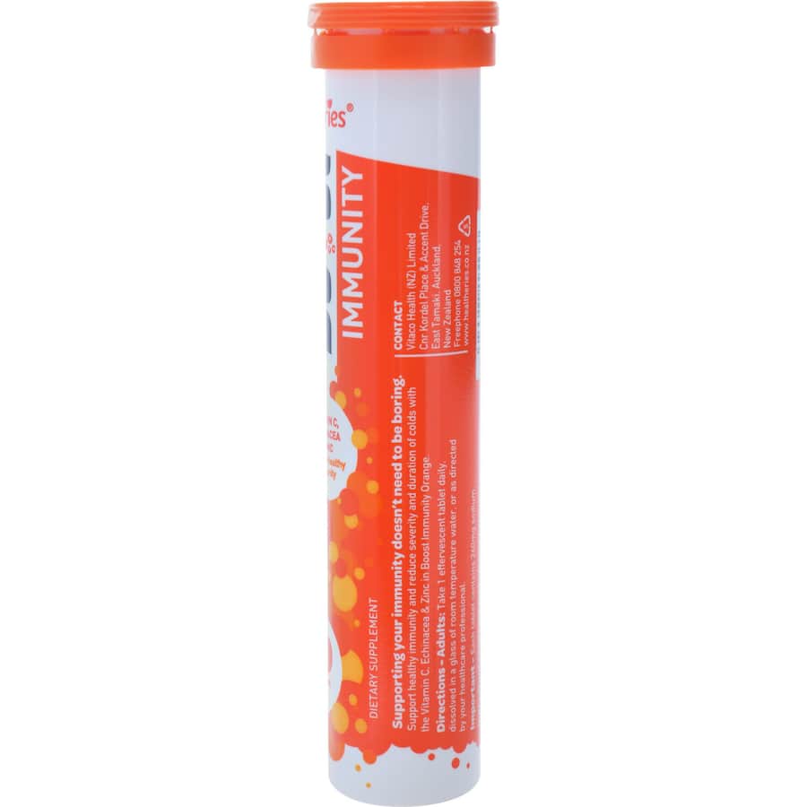 Healtheries Effervescent Boost Immunity Support Vitamin C Tablets 20pack