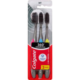 Colgate 360 Toothbrush Charcoal Soft Value Pack 3ea
