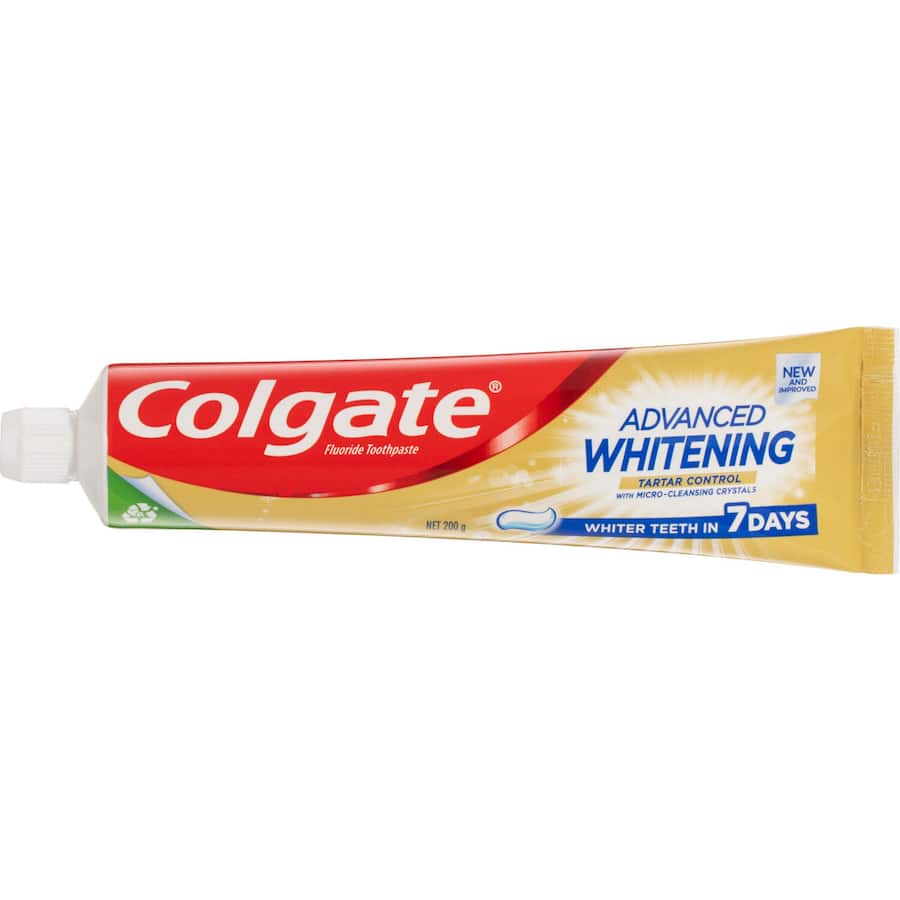 Colgate Advanced Whitening Toothpaste Tartar Control Value Pack 200g
