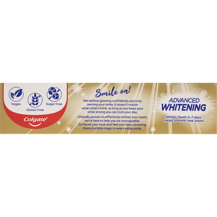 Colgate Advanced Whitening Toothpaste Tartar Control Value Pack 200g
