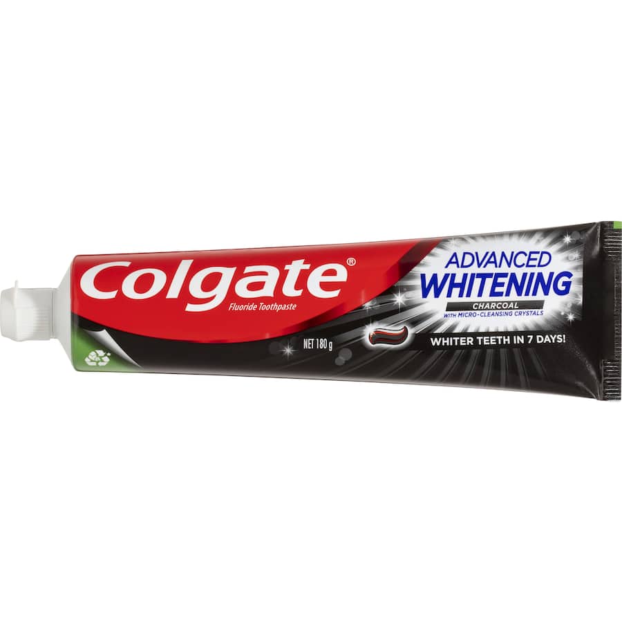 Colgate Advanced Whitening Toothpaste Charcoal Value Pack 180g