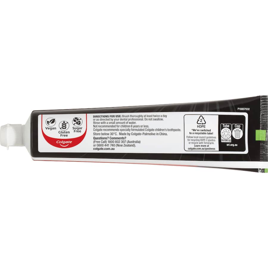 Colgate Advanced Whitening Toothpaste Charcoal Value Pack 180g