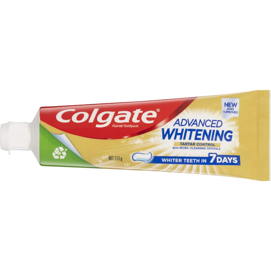 Colgate Advanced Whitening Toothpaste Tartar Control 115g