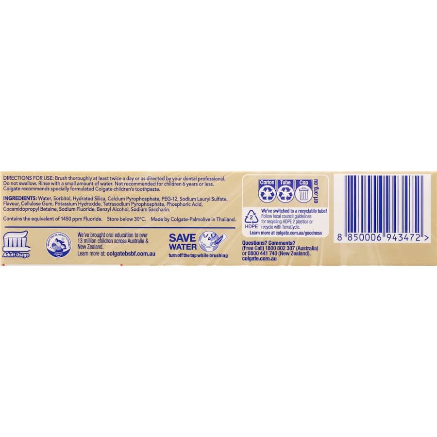 Colgate Advanced Whitening Toothpaste Tartar Control 115g