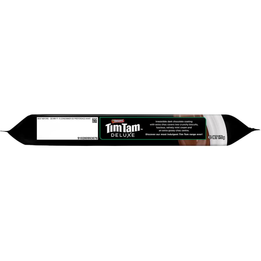 Arnotts Tim Tam Deluxe Chocolate Biscuits Dark Choc Mint 175g