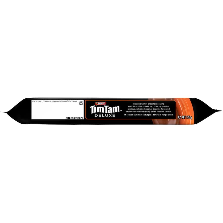 Arnotts Tim Tam Deluxe Chocolate Biscuits Salted Caramel Brownie 175g