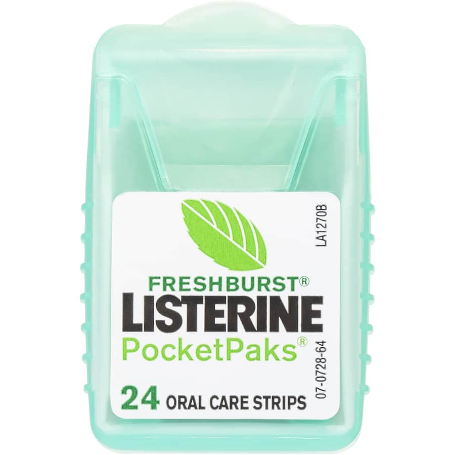 Listerine Freshburst Breath Freshener Pocket Packs 72pack