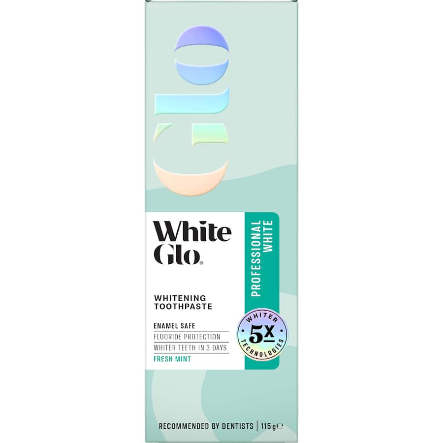 White Glo Whitening Toothpaste Professional White 115g