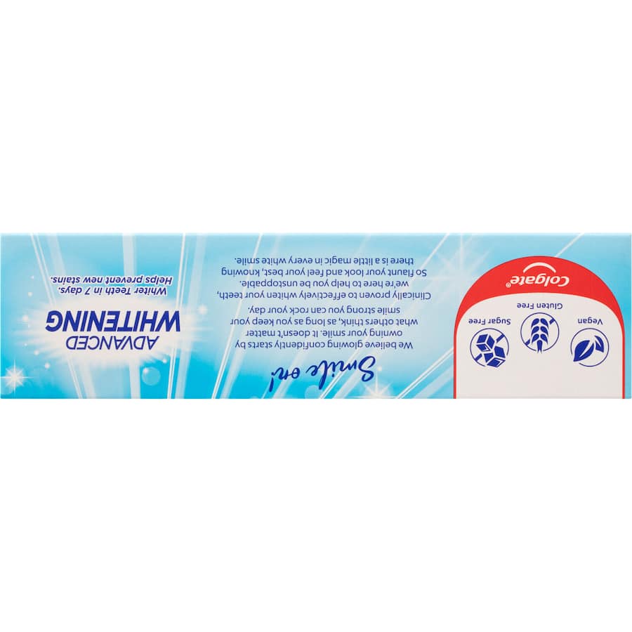 Colgate Advanced Whitening Toothpaste With Micro-cleansing Crystals 115g