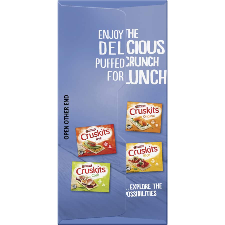 Arnotts Cruskits Light Crispbread Low Fat 125g