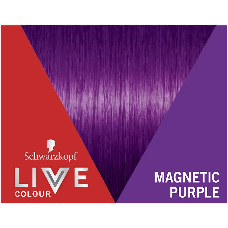 Live Colour Ultra Brights Hair Colour Magnetic Purple 75mL