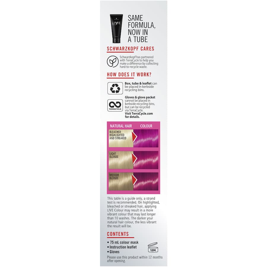 Live Colour Ultra Brights Hair Colour Shocking Pink 75mL