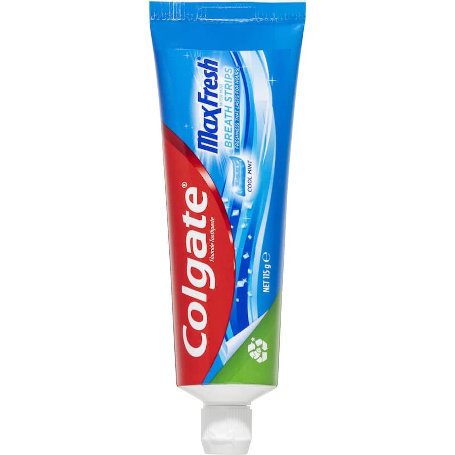 Colgate Max Fresh Toothpaste With Mini Breath Strips 115g