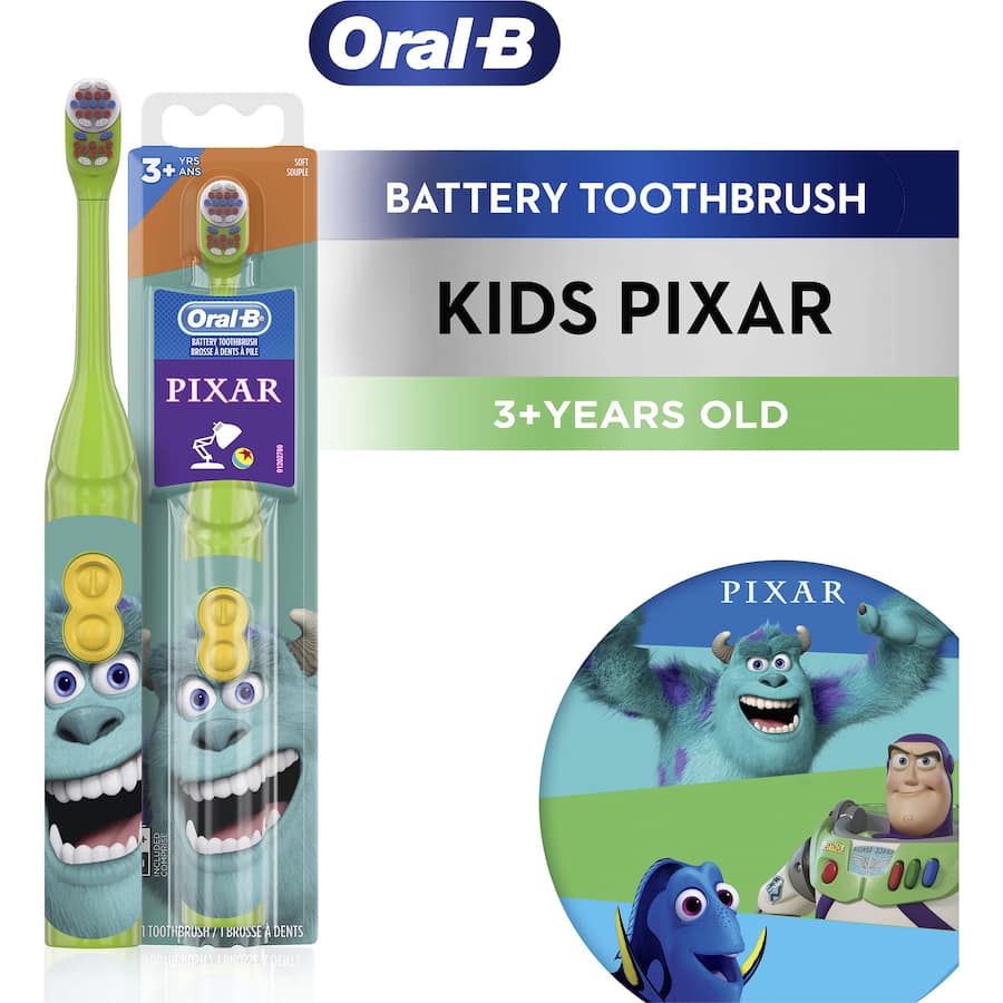 Oral B Kids Pixar Battery Toothbrush 3+ Years