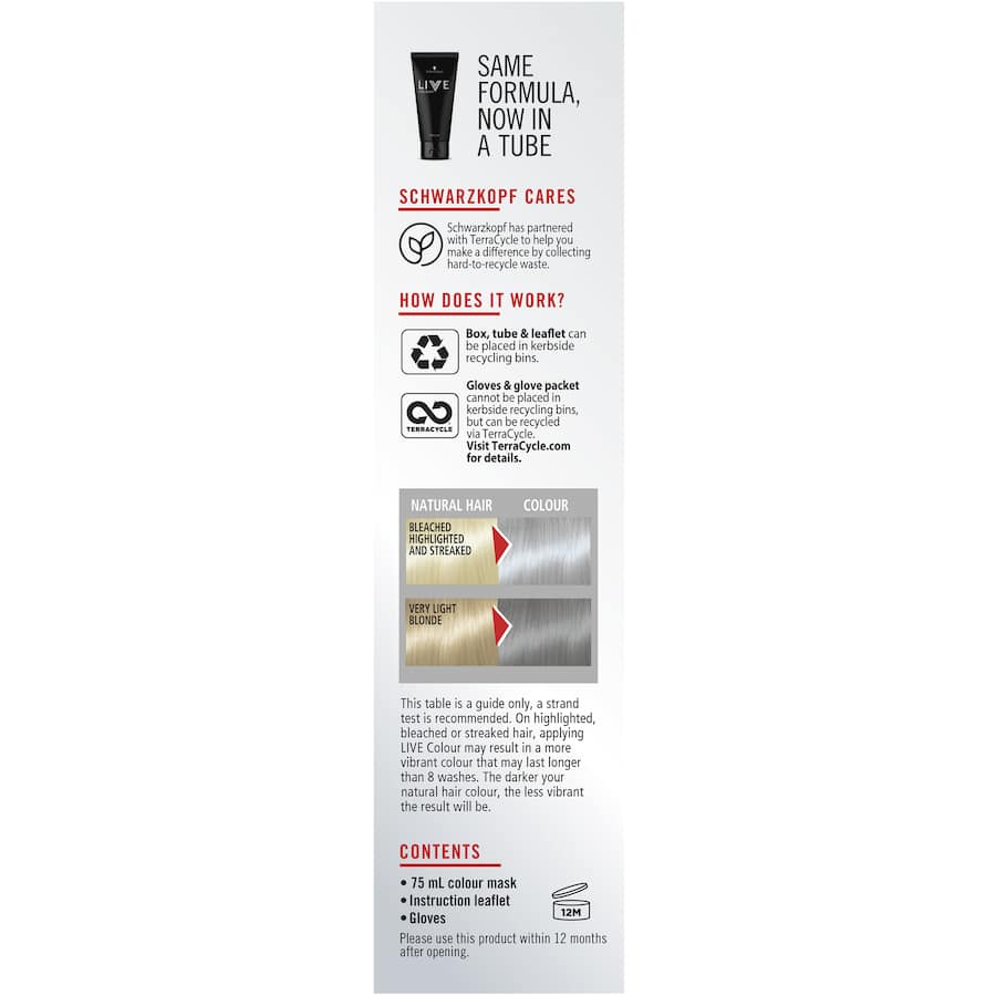 Live Colour Pastels Hair Colour Cool Grey 75mL