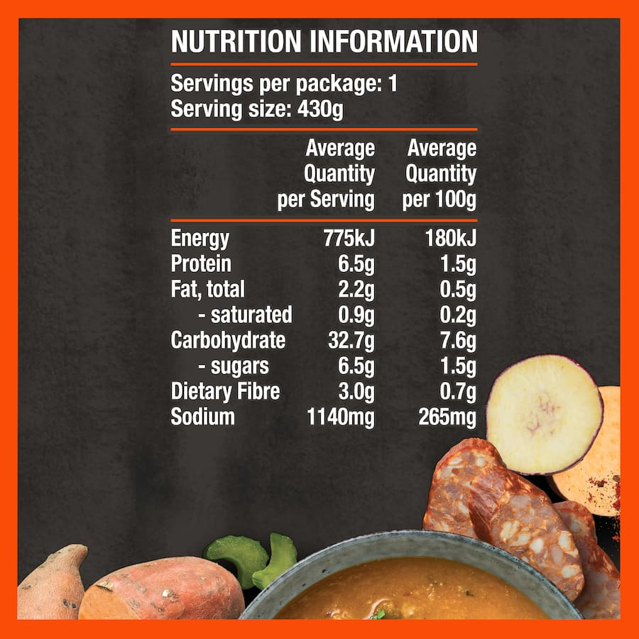 Wattie's Soup Of The Day Soup Sweet Potato & Chorizo Pouch 430g