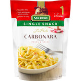 San Remo La Pasta Pasta & Sauce Carbonara Single snack 80g