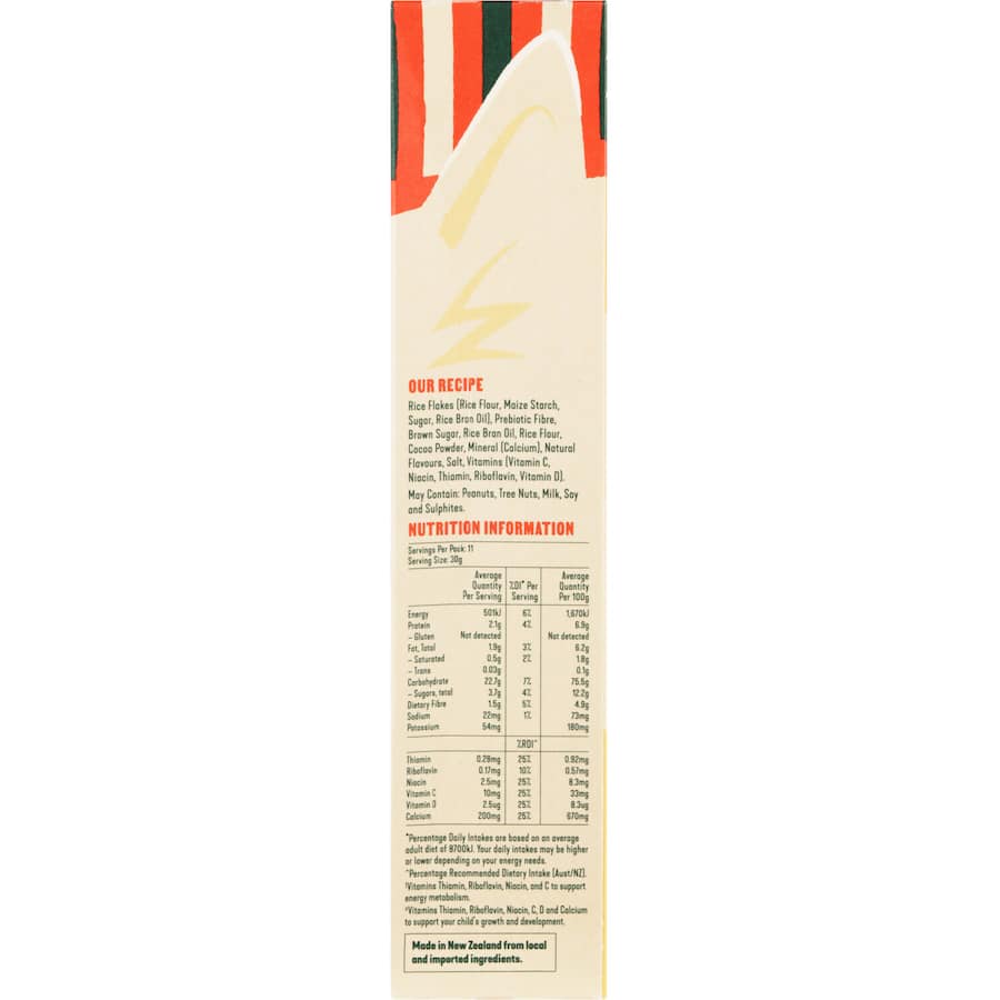 Vogels Cereal Cookies & Cream Gluten Free 350g