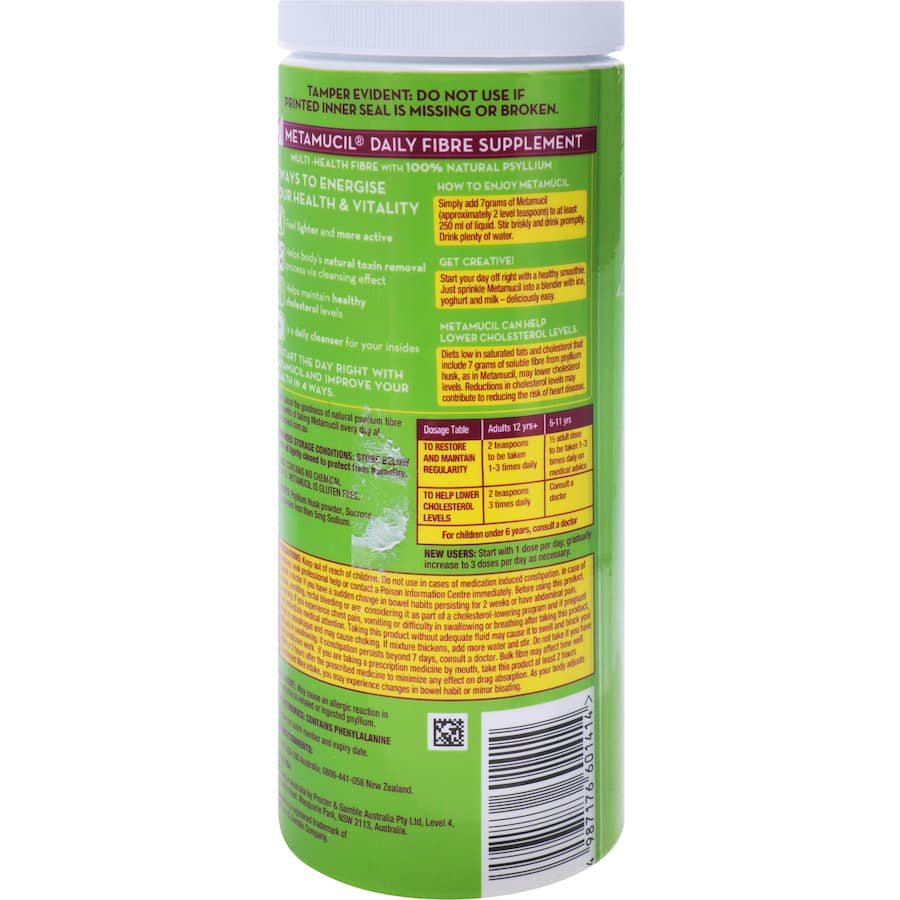 Metamucil Dietary Supplement Original 72pack