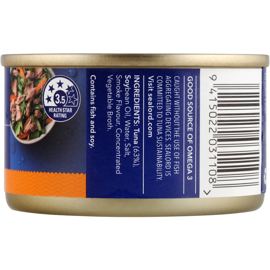Sealord Sensations Tuna Smoked Tear tab can 95g