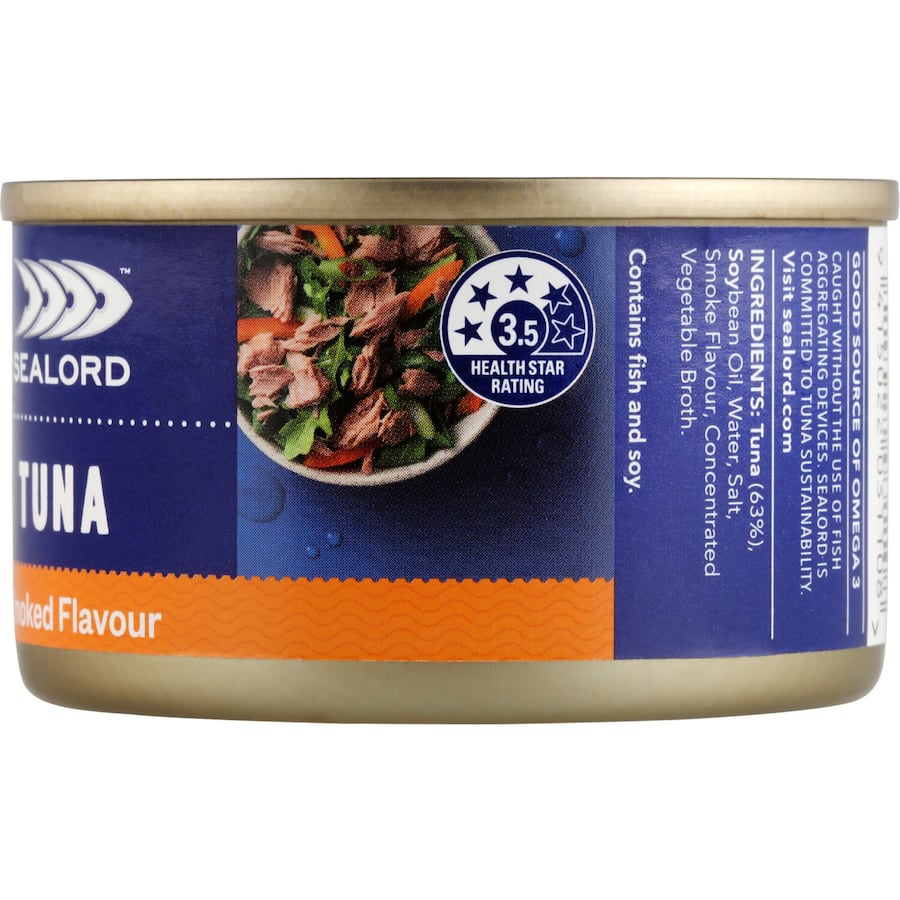 Sealord Sensations Tuna Smoked Tear tab can 95g