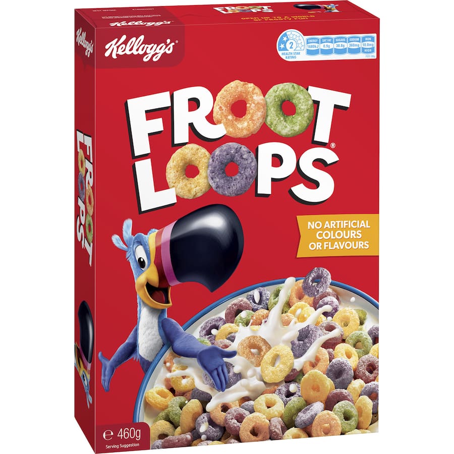 Kellogg's Froot Loops Cereal  460g