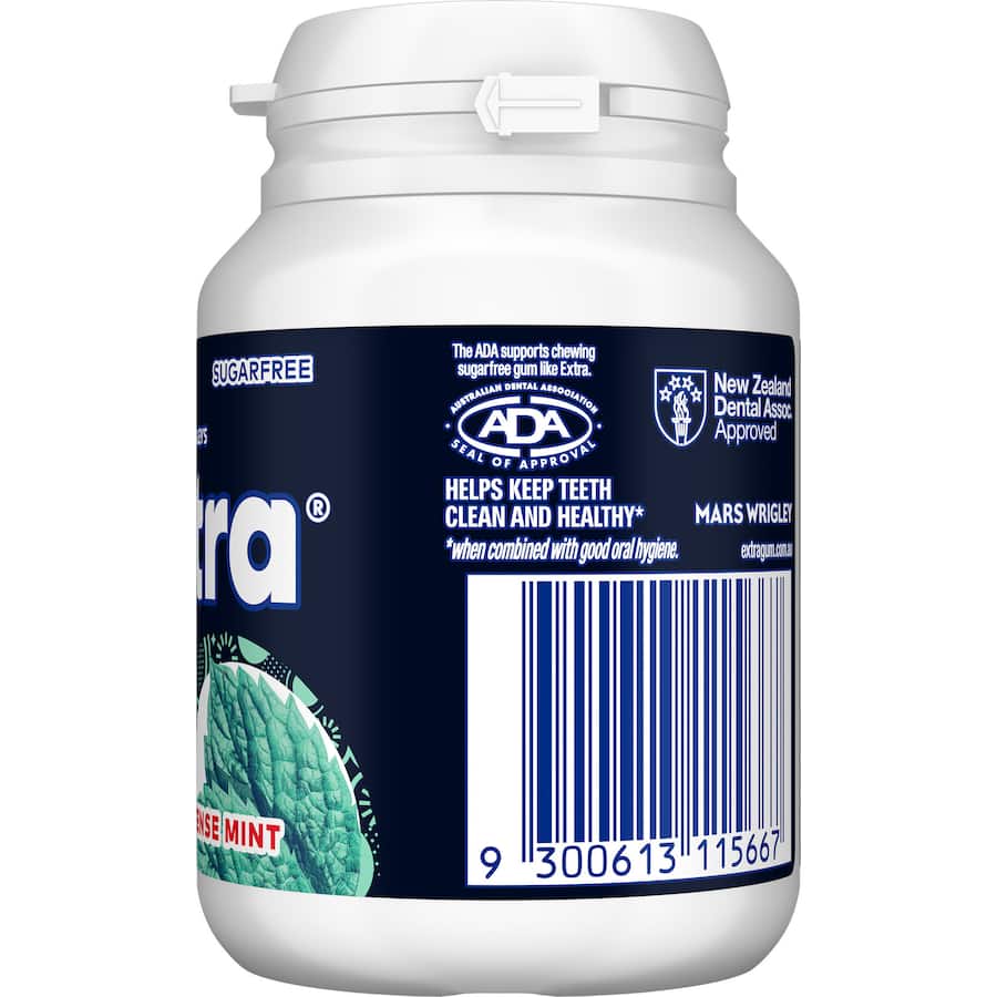 Wrigleys Extra Chewing Gum Intense Mint Bottle 64g