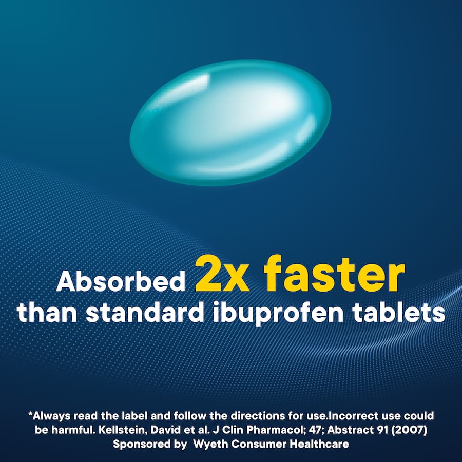 Advil Ibuprofen Pain & Fever Relief Liquid Capsules 20pack