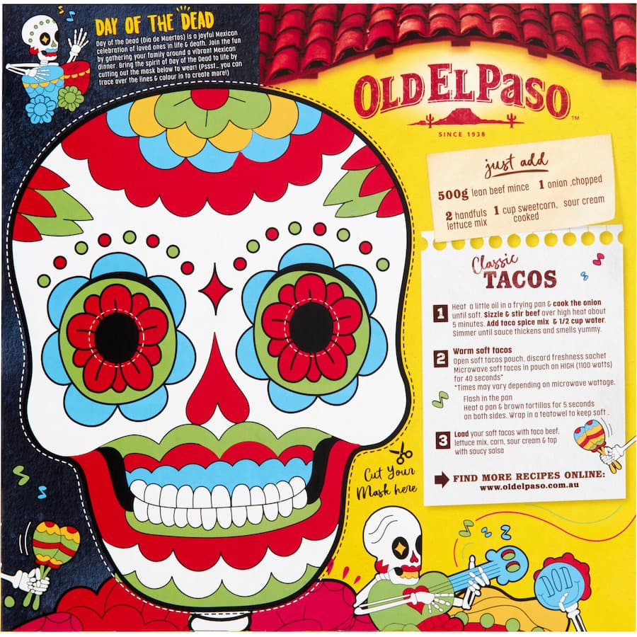 Old El Paso Taco Kit Soft 10 pack 405g