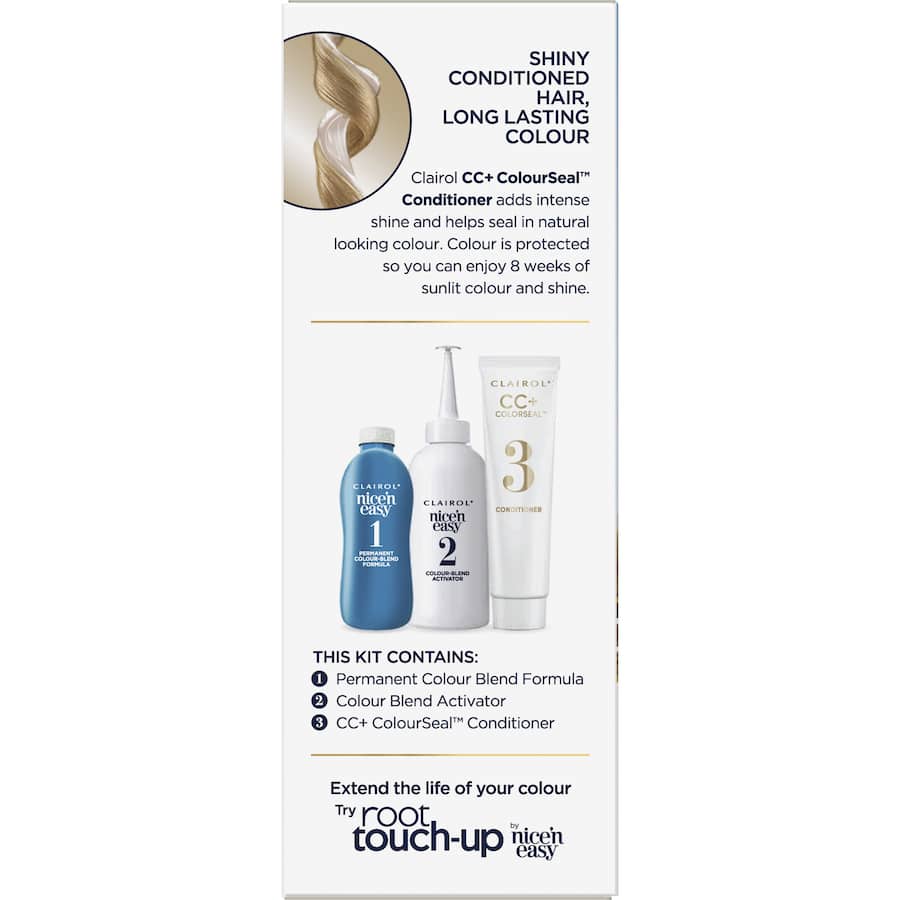 Clairol Nice N Easy Hair Colour Light Ash Blonde 9a 1pack