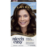 Clairol Nice N Easy Hair Colour Dark Brown 4 1pack