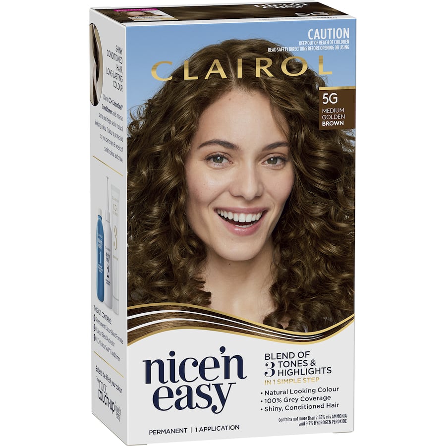 Clairol Nice N Easy Hair Colour Medium Golden Brown 5g 1pack