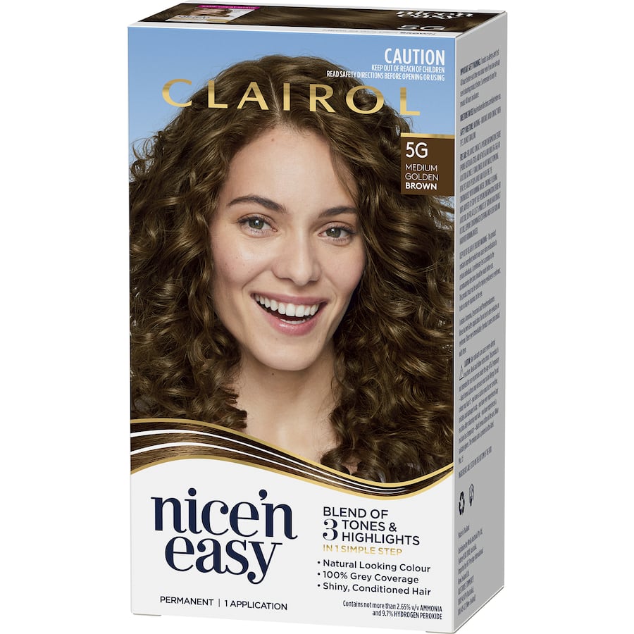 Clairol Nice N Easy Hair Colour Medium Golden Brown 5g 1pack