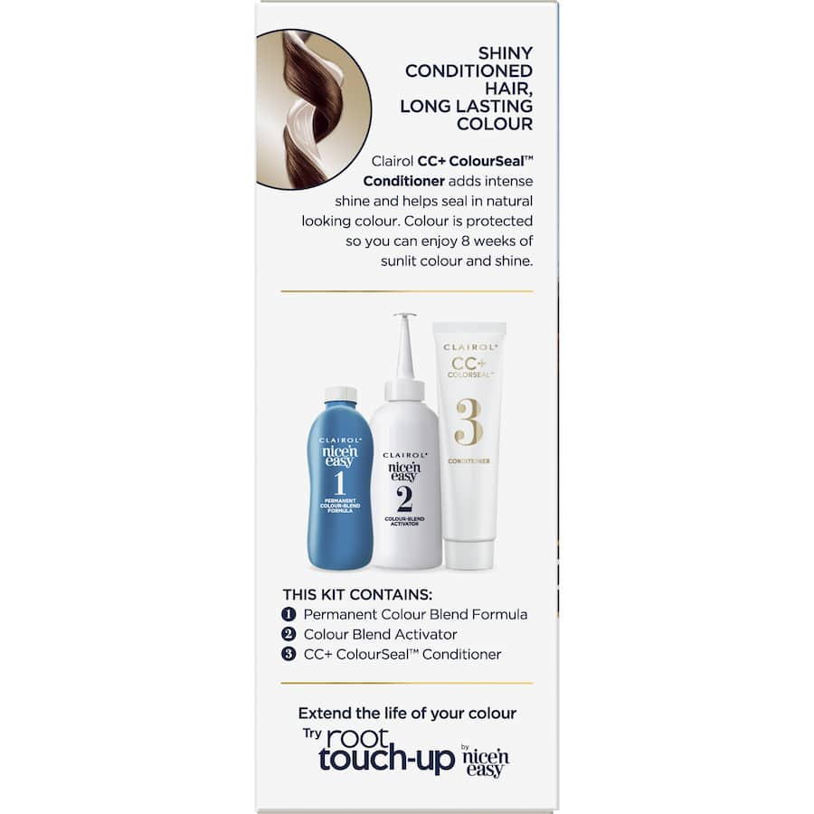 Clairol Nice N Easy Hair Colour Reddish Brown 4.5rb 1pack