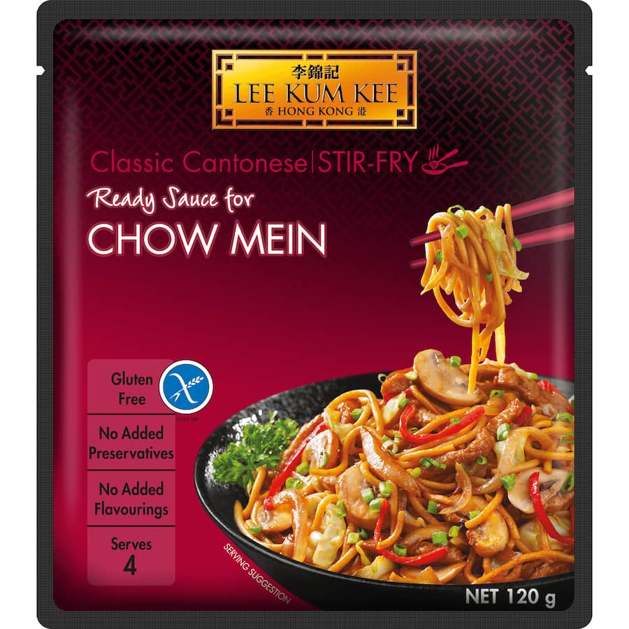 Lee Kum Kee Ready Sauce Recipe Base Chow Mein Sachet 120g